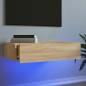 vidaXL Mueble de TV con luces LED roble Sonoma 60x35x15,5 cm vidaXL Mueble de TV con luces LED roble Sonoma 60x35x15,5 cm