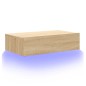 vidaXL Mueble de TV con luces LED roble Sonoma 60x35x15,5 cm vidaXL Mueble de TV con luces LED roble Sonoma 60x35x15,5 cm