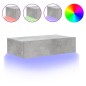vidaXL Mueble de TV con luces LED gris hormigón 60x35x15,5 cm vidaXL Mueble de TV con luces LED gris hormigón 60x35x15,5 cm