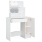 vidaXL Tocador con LED blanco 86,5x35x136 cm vidaXL Tocador con LED blanco 86,5x35x136 cm