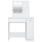 vidaXL Tocador con LED blanco 86,5x35x136 cm vidaXL Tocador con LED blanco 86,5x35x136 cm