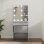 vidaXL Tocador con LED color gris Sonoma 60x40x140 cm vidaXL Tocador con LED color gris Sonoma 60x40x140 cm