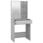 vidaXL Tocador con LED color gris Sonoma 60x40x140 cm vidaXL Tocador con LED color gris Sonoma 60x40x140 cm