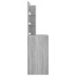 vidaXL Tocador con LED color gris Sonoma 60x40x140 cm vidaXL Tocador con LED color gris Sonoma 60x40x140 cm