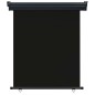 vidaXL Toldo lateral de balcón negro 140x250 cm vidaXL Toldo lateral de balcón negro 140x250 cm