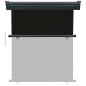 vidaXL Toldo lateral de balcón negro 140x250 cm vidaXL Toldo lateral de balcón negro 140x250 cm