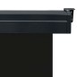 vidaXL Toldo lateral de balcón negro 140x250 cm vidaXL Toldo lateral de balcón negro 140x250 cm
