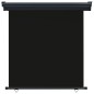 vidaXL Toldo lateral de balcón negro 160x250 cm vidaXL Toldo lateral de balcón negro 160x250 cm