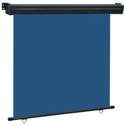 vidaXL Toldo lateral de balcón azul 160x250 cm
