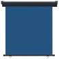 vidaXL Toldo lateral de balcón azul 160x250 cm vidaXL Toldo lateral de balcón azul 160x250 cm