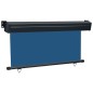 vidaXL Toldo lateral de balcón azul 160x250 cm vidaXL Toldo lateral de balcón azul 160x250 cm