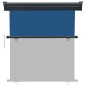 vidaXL Toldo lateral de balcón azul 160x250 cm vidaXL Toldo lateral de balcón azul 160x250 cm