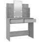 vidaXL Tocador con LED gris sonoma 96x40x142 cm vidaXL Tocador con LED gris sonoma 96x40x142 cm