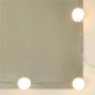 vidaXL Juego de tocador con LED madera contrachapada gris Sonoma vidaXL Juego de tocador con LED madera contrachapada gris Sonoma