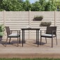 vidaXL Sillas jardín cojines 2 uds ratán sintético marrón 56,5x57x83cm vidaXL Sillas jardín cojines 2 uds ratán sintético marrón 56,5x57x83cm
