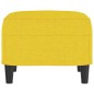 vidaXL Reposapiés de tela amarillo claro 60x50x41 cm vidaXL Reposapiés de tela amarillo claro 60x50x41 cm