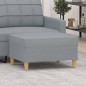 vidaXL Reposapiés de tela gris claro 70x55x41 cm vidaXL Reposapiés de tela gris claro 70x55x41 cm