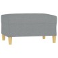 vidaXL Reposapiés de tela gris claro 70x55x41 cm vidaXL Reposapiés de tela gris claro 70x55x41 cm