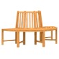 vidaXL Bancos de árbol semicirculares 2 uds madera maciza teca Ø160 cm vidaXL Bancos de árbol semicirculares 2 uds madera maciza teca Ø160 cm