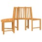 vidaXL Bancos de árbol semicirculares 2 uds madera maciza teca Ø160 cm vidaXL Bancos de árbol semicirculares 2 uds madera maciza teca Ø160 cm