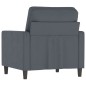 vidaXL Sillón de terciopelo gris oscuro 60 cm vidaXL Sillón de terciopelo gris oscuro 60 cm