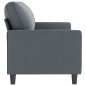 vidaXL Sofá de 3 plazas terciopelo gris oscuro 180 cm
