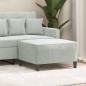 vidaXL Reposapiés de terciopelo gris claro 70x55x41 cm vidaXL Reposapiés de terciopelo gris claro 70x55x41 cm