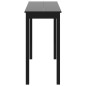 vidaXL Mesa alta negra de MDF 115x55x107 cm vidaXL Mesa alta negra de MDF 115x55x107 cm