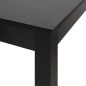 vidaXL Mesa alta negra de MDF 115x55x107 cm vidaXL Mesa alta negra de MDF 115x55x107 cm