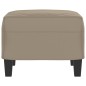 vidaXL Reposapiés tela de microfibra gris taupe 60x50x41 cm vidaXL Reposapiés tela de microfibra gris taupe 60x50x41 cm