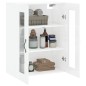 vidaXL Armario de pared madera ingeniería blanco brillo 69,5x34x90 cm vidaXL Armario de pared madera ingeniería blanco brillo 69,5x34x90 cm