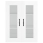 vidaXL Armario de pared madera ingeniería blanco brillo 69,5x34x90 cm vidaXL Armario de pared madera ingeniería blanco brillo 69,5x34x90 cm
