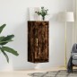 vidaXL Armario de pared madera ingeniería roble ahumado 34,5x34x90 cm vidaXL Armario de pared madera ingeniería roble ahumado 34,5x34x90 cm