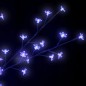 vidaXL Árbol de Navidad 120 LEDs luz azul fría flores de cerezo 150 cm vidaXL Árbol de Navidad 120 LEDs luz azul fría flores de cerezo 150 cm