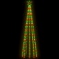 vidaXL Árbol de Navidad cónico 400 LEDs de colores 100x360 cm vidaXL Árbol de Navidad cónico 400 LEDs de colores 100x360 cm