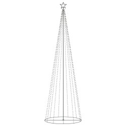 vidaXL Árbol de Navidad cónico 752 LEDs de colores 160x500 cm