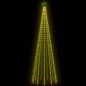 vidaXL Árbol de Navidad cónico 752 LEDs de colores 160x500 cm vidaXL Árbol de Navidad cónico 752 LEDs de colores 160x500 cm