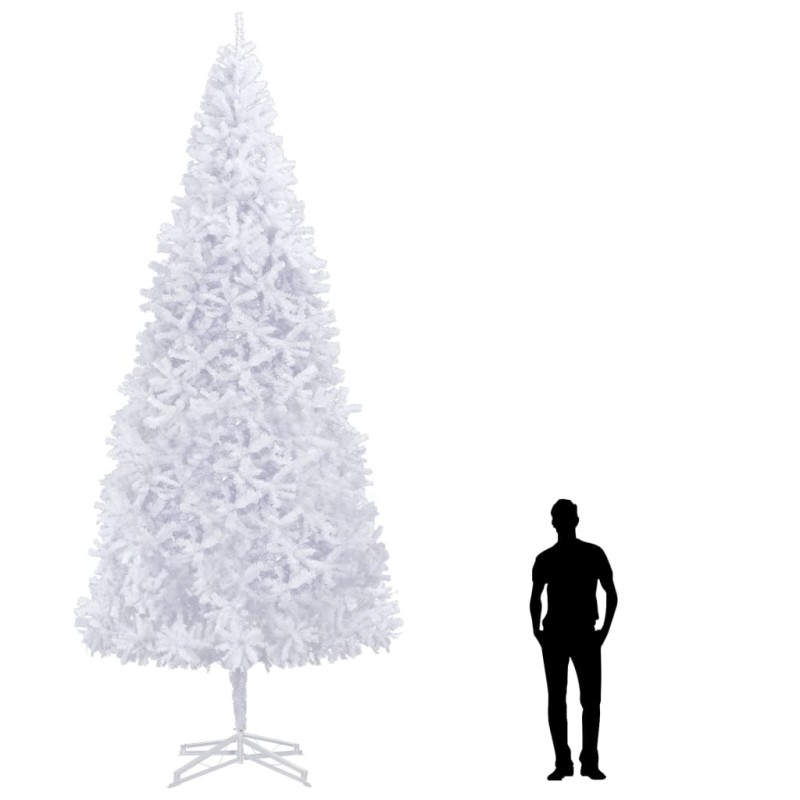 vidaXL Árbol de Navidad artificial blanco 500 cm vidaXL Árbol de Navidad artificial blanco 500 cm