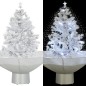 vidaXL Árbol de Navidad con nieve con base en paraguas blanco 75 cm vidaXL Árbol de Navidad con nieve con base en paraguas blanco 75 cm