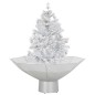 vidaXL Árbol de Navidad con nieve con base en paraguas blanco 75 cm vidaXL Árbol de Navidad con nieve con base en paraguas blanco 75 cm