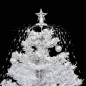 vidaXL Árbol de Navidad con nieve con base en paraguas blanco 75 cm vidaXL Árbol de Navidad con nieve con base en paraguas blanco 75 cm