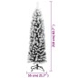 vidaXL Árbol de Navidad artificial verde con nieve PVC 210 cm vidaXL Árbol de Navidad artificial verde con nieve PVC 210 cm