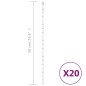 vidaXL Luces meteorito 20 uds de colores 720 LEDs interior exterior vidaXL Luces meteorito 20 uds de colores 720 LEDs interior exterior