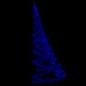vidaXL Árbol Navidad de pared gancho metal azul 3 m interior/exterior vidaXL Árbol Navidad de pared gancho metal azul 3 m interior/exterior
