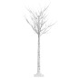 vidaXL Árbol de Navidad LED blanco frío sauce interior exterior 1,5 m
