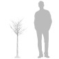 vidaXL Árbol de Navidad LED blanco frío sauce interior exterior 1,5 m