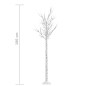 vidaXL Árbol de Navidad LED blanco cálido sauce interior exterior 1,8m vidaXL Árbol de Navidad LED blanco cálido sauce interior exterior 1,8m