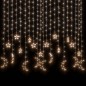 vidaXL Luces estrella y luna 345 LEDs blanco cálido con control remoto vidaXL Luces estrella y luna 345 LEDs blanco cálido con control remoto