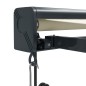 vidaXL Toldo retráctil aluminio y tela color crema 4,5x3 m vidaXL Toldo retráctil aluminio y tela color crema 4,5x3 m