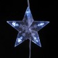 vidaXL Cortina de luces estrellas 500 LEDs azul 8 funciones vidaXL Cortina de luces estrellas 500 LEDs azul 8 funciones